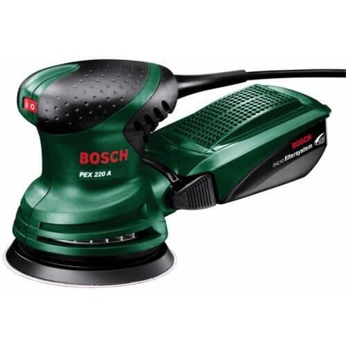 Bosch PEX 220 A (220 W, 125 mm, Microfiltro)