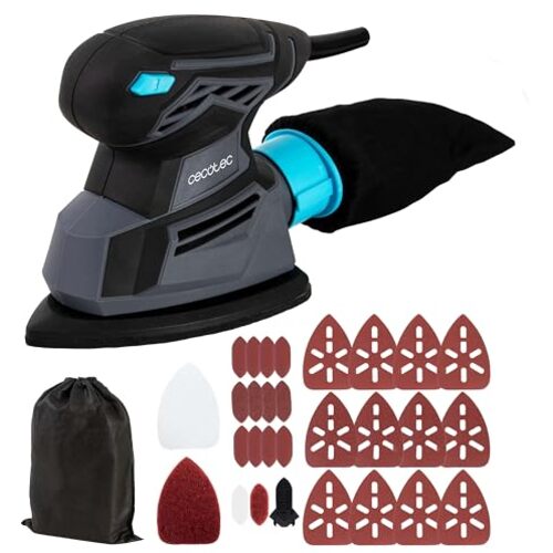 Lijadora delta con cable Cecotec PerfectSurface 125 EasyGo