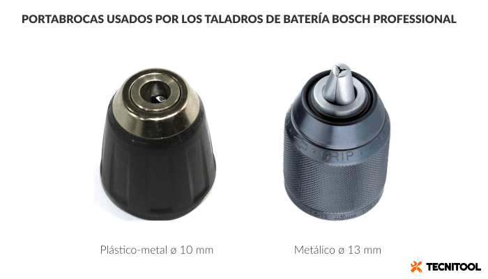 Portabrocas de taladro Bosch con batería 18V