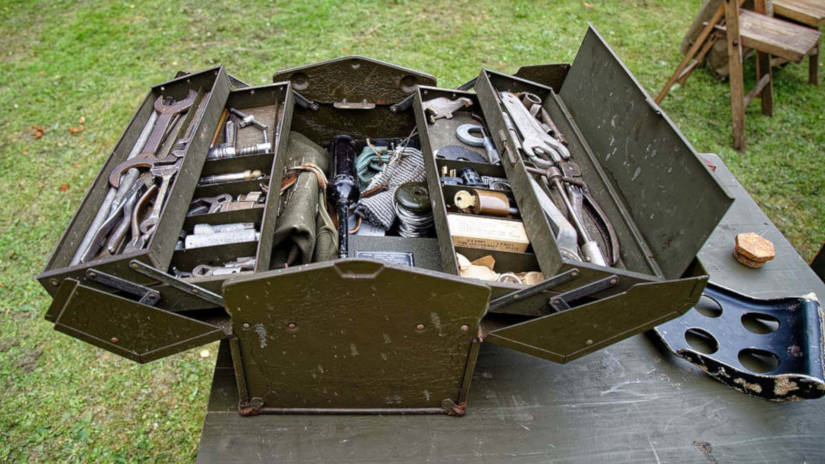 Caja de herramientas de la Segunda Guerra Mundial