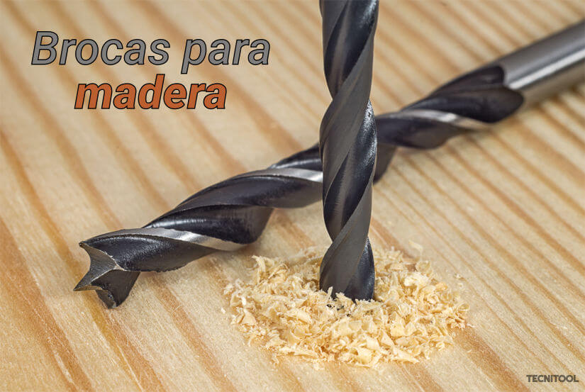 brocas para madera helicoidales de tres puntas para centrar
