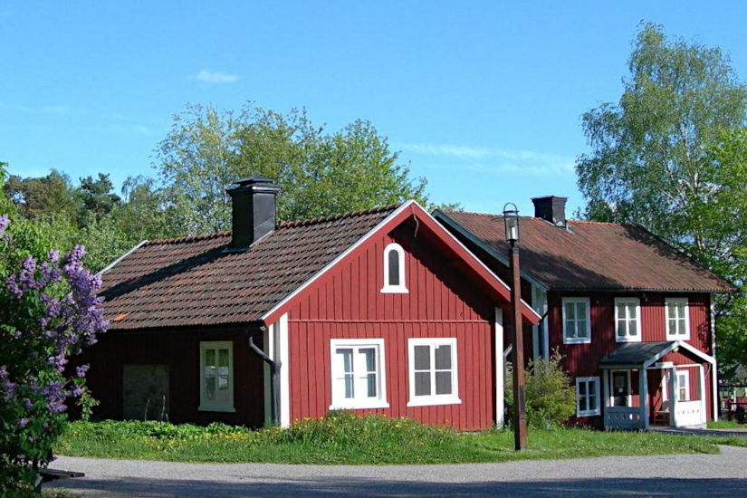 Casa tradicional sueca