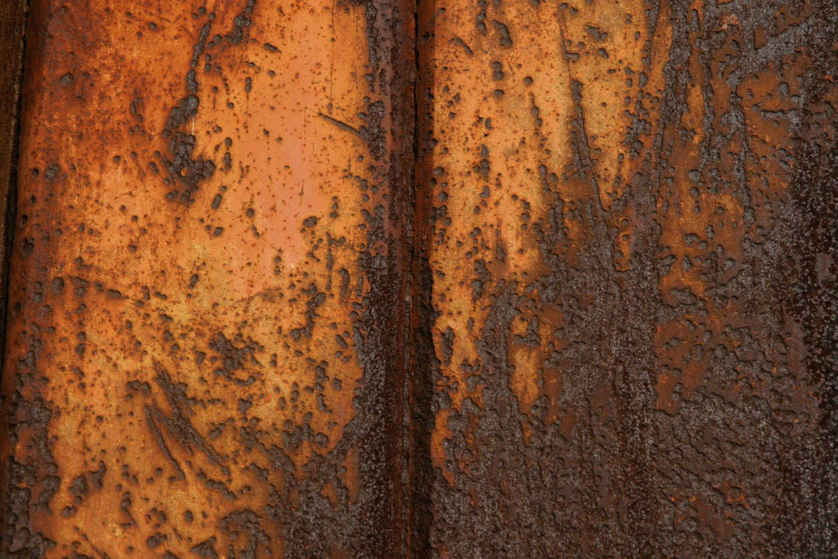 Chapa de hierro oxidada