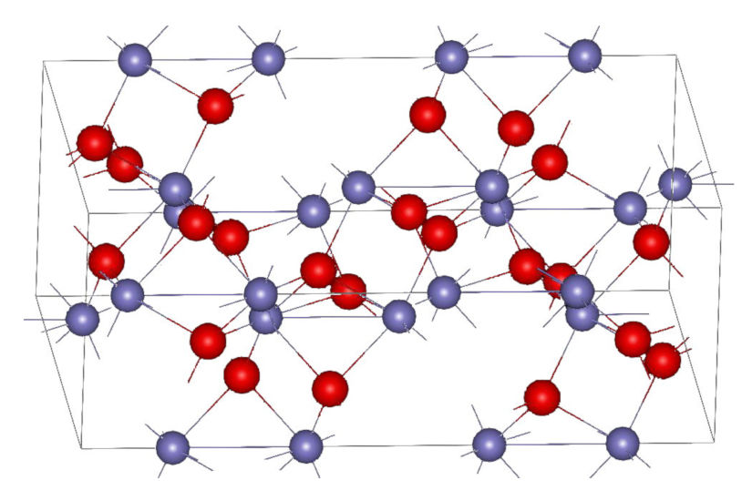 Estructura cristalina del óxido de hierro