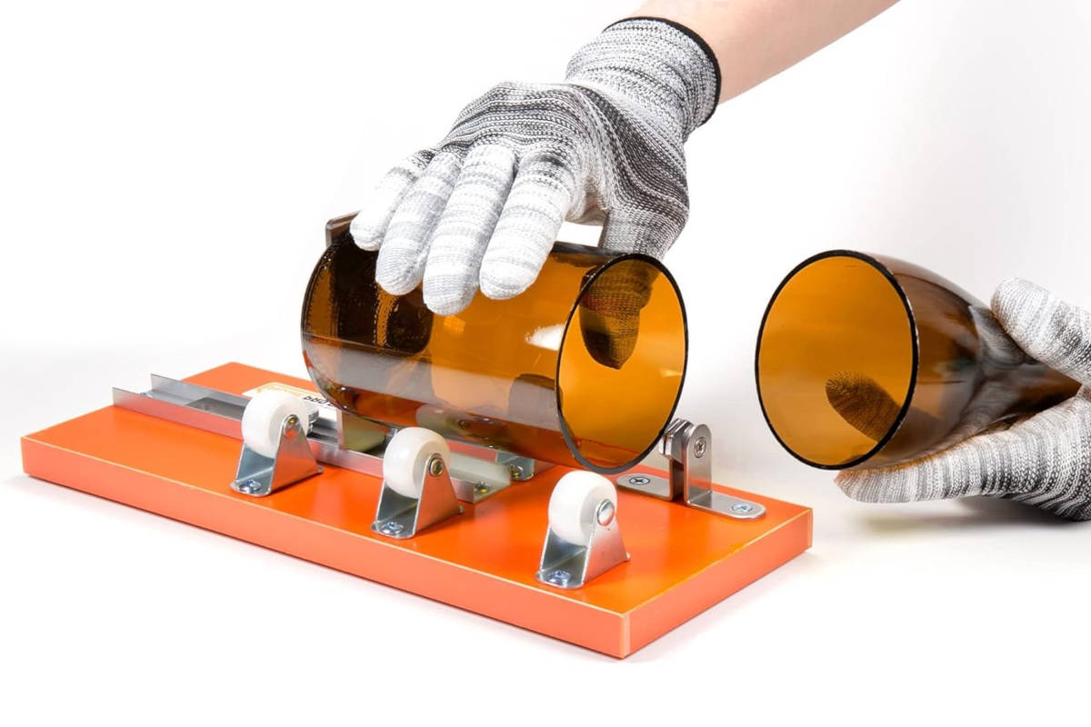 máquina para cortar botellas de vidrio