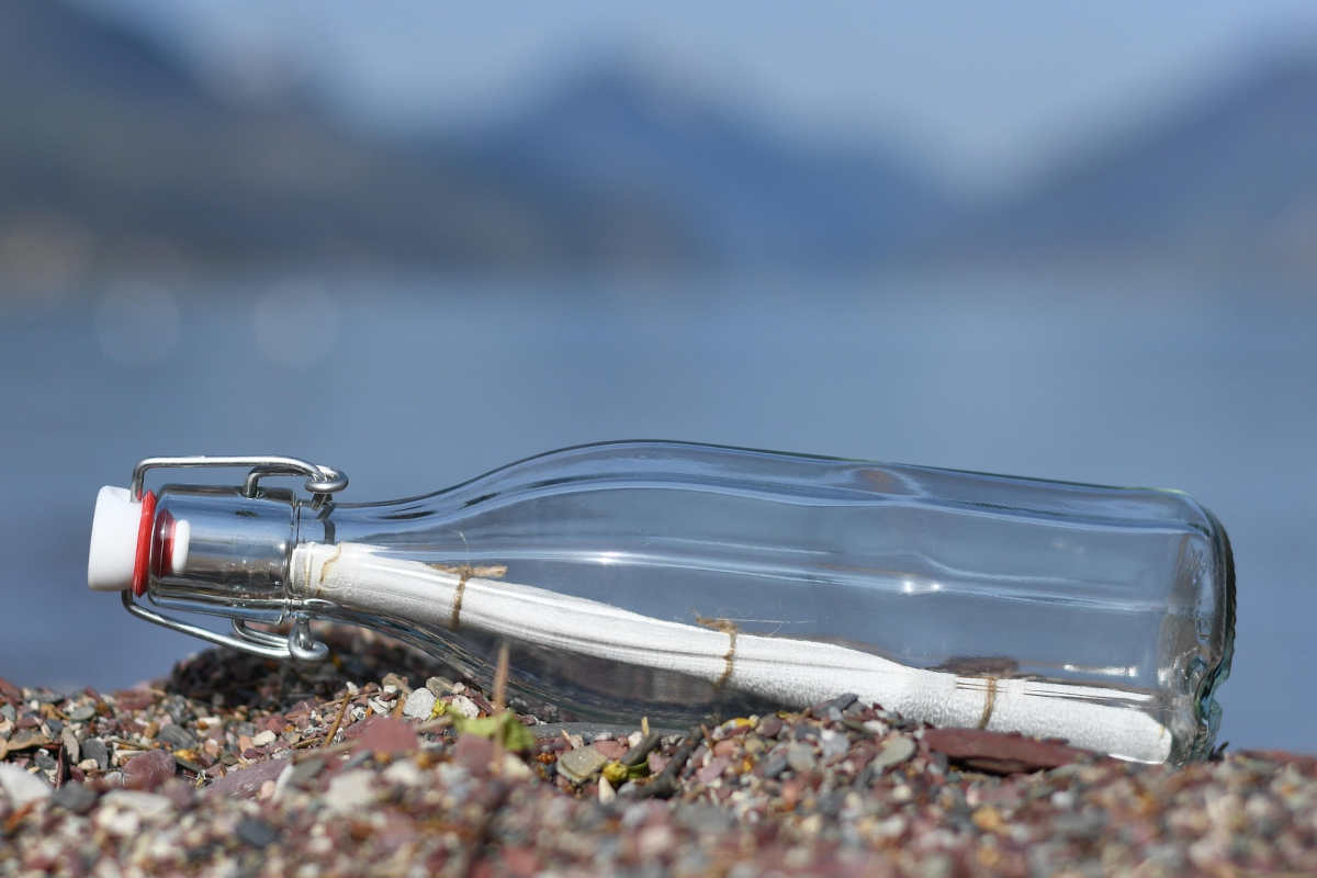 mensaje en una botella