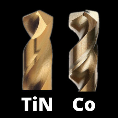 Diferencias entre brocas de titanio y de cobalto